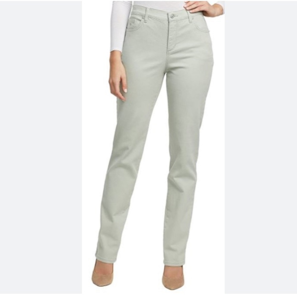 Gloria Vanderbilt Gray Straight Leg Jeans